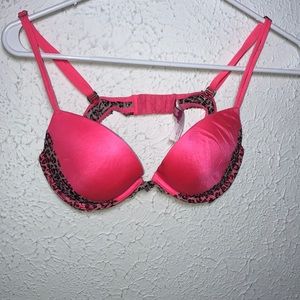 Pink Cheetah Victoria's Secret Bra